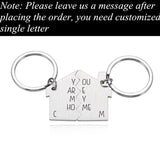 Personalized Couple Keychain Husband Wife Boyfriend Girlfriend Valentines Charms