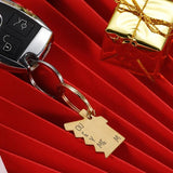 Personalized Couple Keychain Husband Wife Boyfriend Girlfriend Valentines Charms