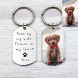 Personalized Dog Keychain Pet Picture Keyring Keepsake Forever