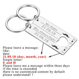 Love Couples Keychains Women's Car Keys Rings