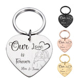 Personalized Name Keychains Couple Love Anniversary Gift for Boyfriend