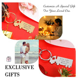 Personalized Drive Safe Keyring Metal Gift KeyChain Charm Unisex Accessories