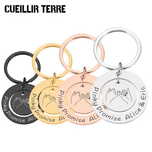 Bestie Keychain Stainless Steel Keyring Gift For jewelry