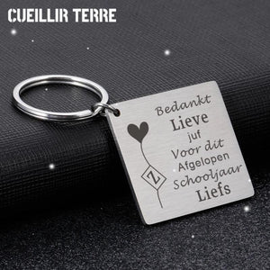 Funny Teacher Key Chain Personalized Gift Name Keychain Keyring