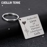 Funny Teacher Key Chain Personalized Gift Name Keychain Keyring