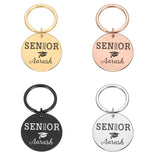 Personalized Senior Keychains Name Engraved Graduation Gift