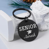 Personalized Senior Keychains Name Engraved Graduation Gift