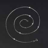 18 inch Sterling Silver Chain Necklace for Pendant Charms Cage Locket