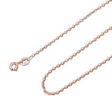 18 inch Sterling Silver Chain Necklace for Pendant Charms Cage Locket
