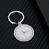 Memorial Keychain For The Deceased Clock Keyring Gift