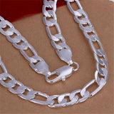925 Sterling Silver 12MM Chain Necklace for Men 18-30 Inches