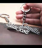 Personalized Monogram Initial Key Chain With Name for Women Men Kids