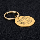 Personalized Baby Keychain Name Date Weight Gift for Newborn Boys Girls