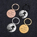 Custom Name Stainless Steel Keychain, Newborn Boys Girls Anniversary Keyring
