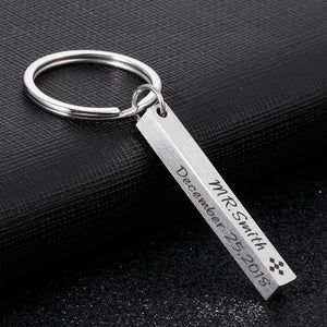 Personalized Funny Key Chain Women Men Couple Key Ring Love Gift Keychain