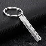 Personalized Funny Key Chain Women Men Couple Key Ring Love Gift Keychain