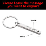 Personalized Funny Key Chain Women Men Couple Key Ring Love Gift Keychain
