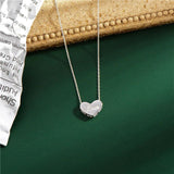 925 Silver Heart Pendant Necklace for Women Party