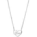 925 Silver Heart Pendant Necklace for Women Party
