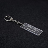 Personalized Teacher Name Keychain Thank You Gift