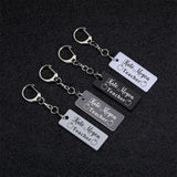 Personalized Teacher Name Keychain Thank You Gift