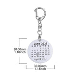 Acrylic Calendar Keychain Couple Gift - Personalized Keychain