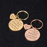 Personalized Couple Keychain Valentines Key Chains For Boyfriend Girlfriend