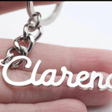 Women's Stainless Steel Letter Key Chain Ring - Birthday Gift