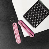 6 Pieces DIY Phone Numbers Keychain Personalized Gift Keyring Holder