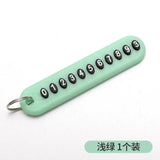 Digital Number 5pcs Key Chain DIY Pendant Ornament Accessories Small Gift