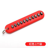 Digital Number 5pcs Key Chain DIY Pendant Ornament Accessories Small Gift