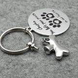 Dog Urn Keychain Ashes Key Chain Dog Ashes Jewelry Pet Loss Key Ring