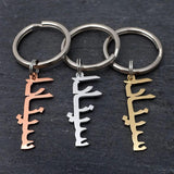 Arabic Name Keychain, Personalized Nameplate Key Chain