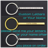 Engraved Text Keyring Scannable Song Code Keychain