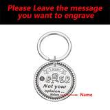 Funny Beer Keychain Personalized Name Engraved I want a beer