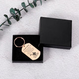Father's Gift Keychain To My Dad My Hero Birthday Christmas For Father Dear Dadd