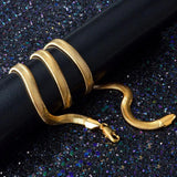 925 Silver 18K Snake Chain Necklace 6MM