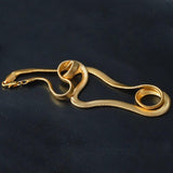 925 Silver 18K Snake Chain Necklace 6MM