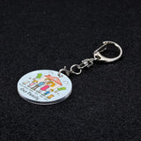 Personalized Family Name Keychain - Engraved Acrylic Keyrin