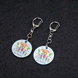 Personalized Family Name Keychain - Engraved Acrylic Keyrin