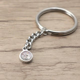 Custom Dog Keychain Portrait Personalized Pet Photo Keychain