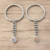 Custom Dog Keychain Portrait Personalized Pet Photo Keychain