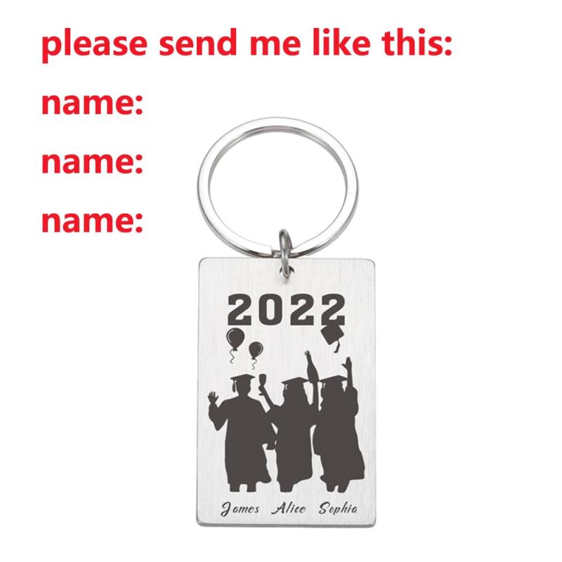 Anniversary Stainless Steel Keychain Personalized Name Key Chain
