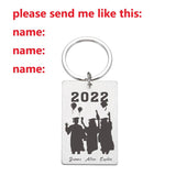 Anniversary Stainless Steel Keychain Personalized Name Key Chain
