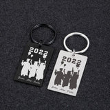 Anniversary Stainless Steel Keychain Personalized Name Key Chain