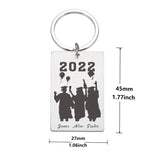 Anniversary Stainless Steel Keychain Personalized Name Key Chain