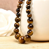 Tiger Eyes Stone 6-14mm Necklace Manufacturer Supply