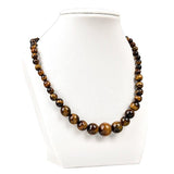 Tiger Eyes Stone 6-14mm Necklace Manufacturer Supply