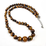 Tiger Eyes Stone 6-14mm Necklace Manufacturer Supply