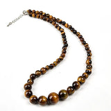 Tiger Eyes Stone 6-14mm Necklace Manufacturer Supply